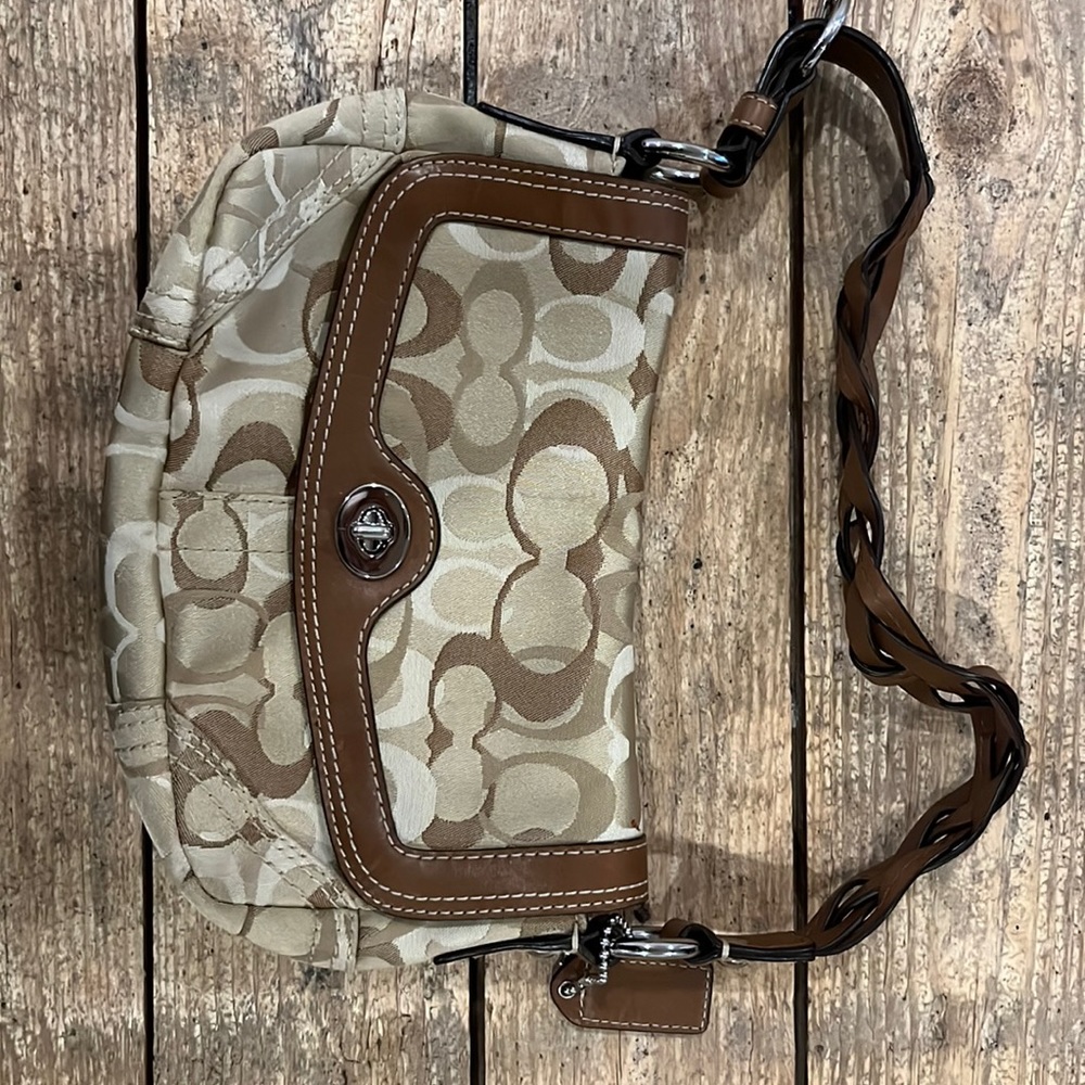 Coach logo purse